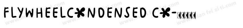 FlywheelCondensed Co字体转换